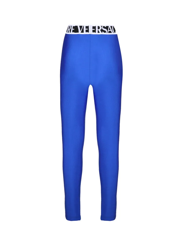 Versace Jeans Couture Logo Waistband Leggings