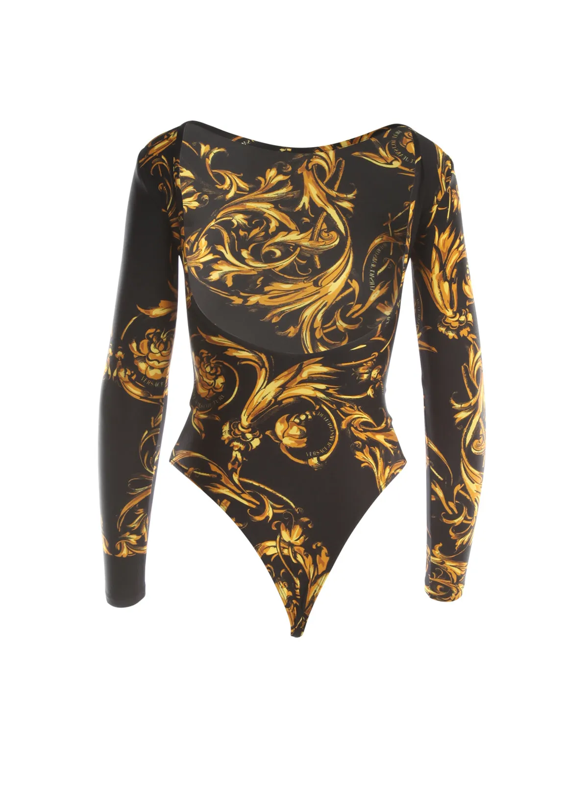 Versace Jeans Couture Printed Open Back Bodysuit