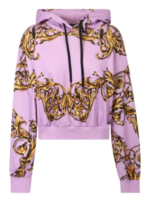 Versace Jeans Couture Regalia Baroque Print Drawstring Hoodie