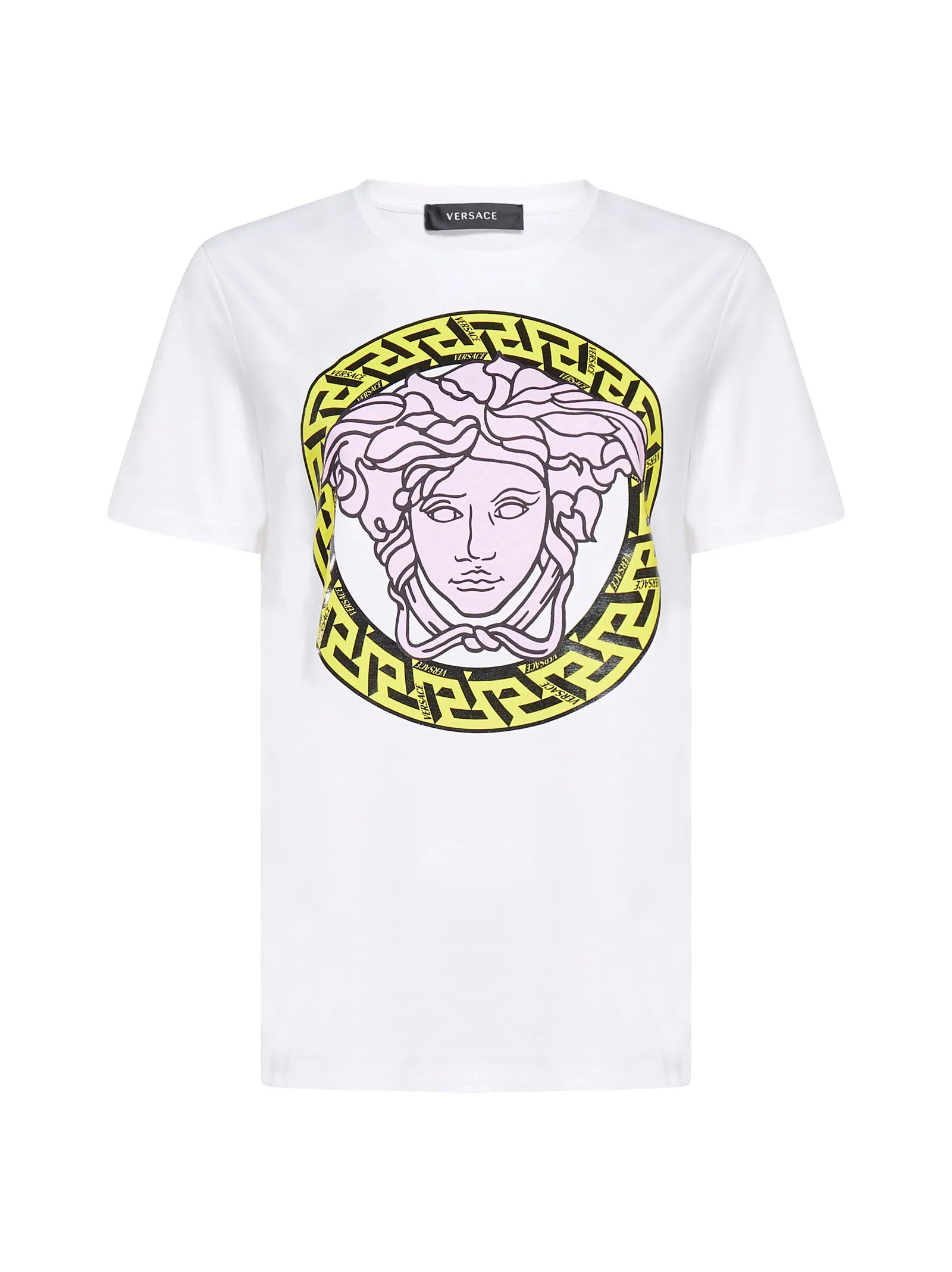 Versace Medusa Head Printed Crewneck T-Shirt