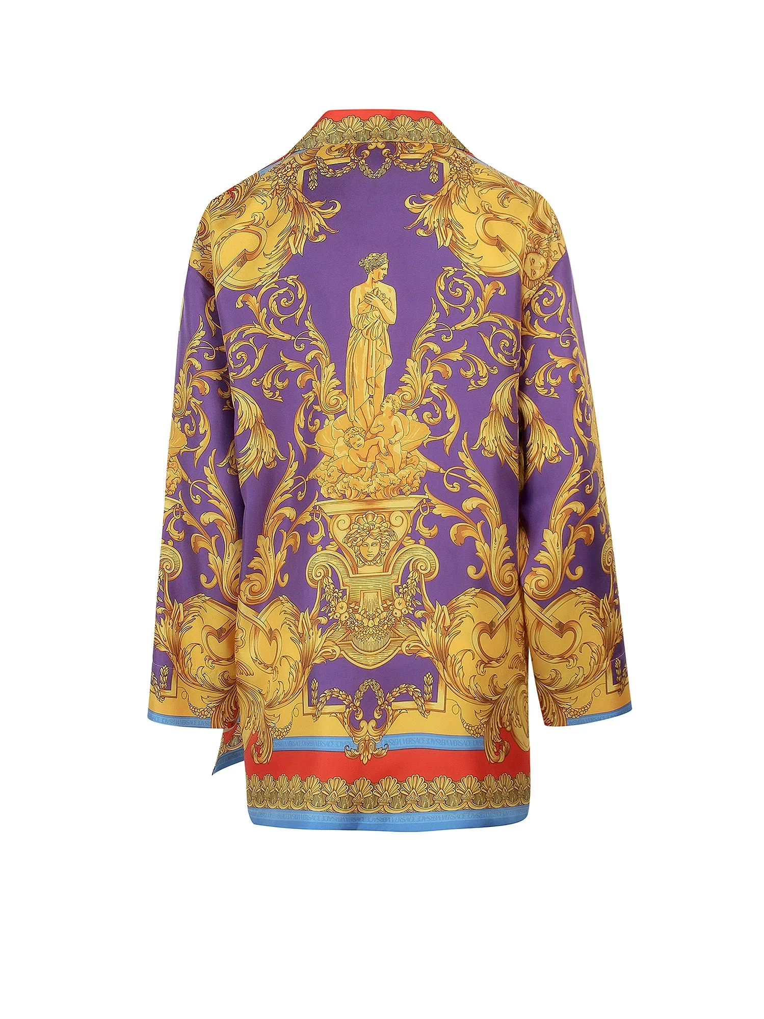 Versace Medusa Renaissance Printed Long Sleeved Shirt