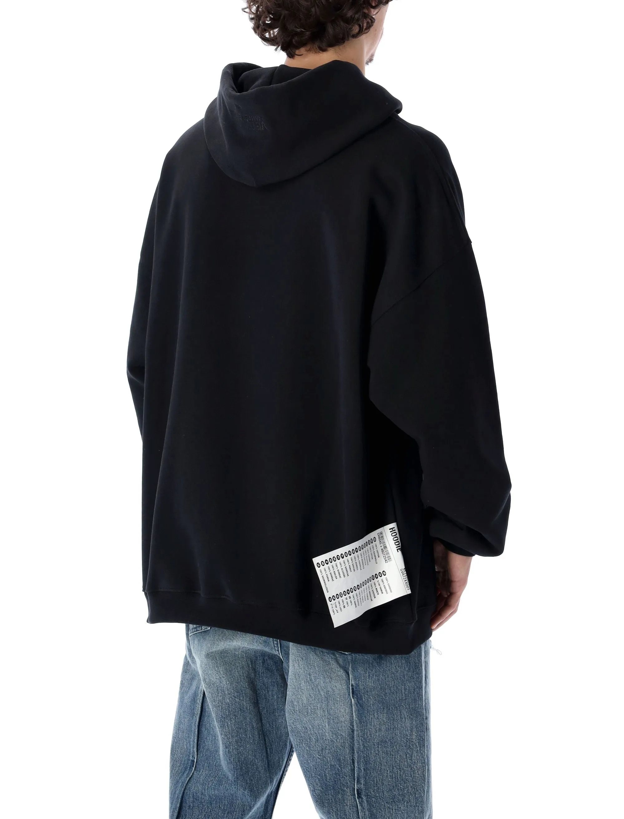 Vetements Logo Printed Drawstring Hoodie