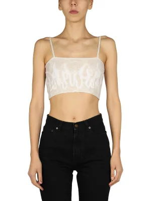 Vision Of Super Printed Cropped Top