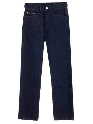 Wandler Button Detailed Straight Leg Jeans