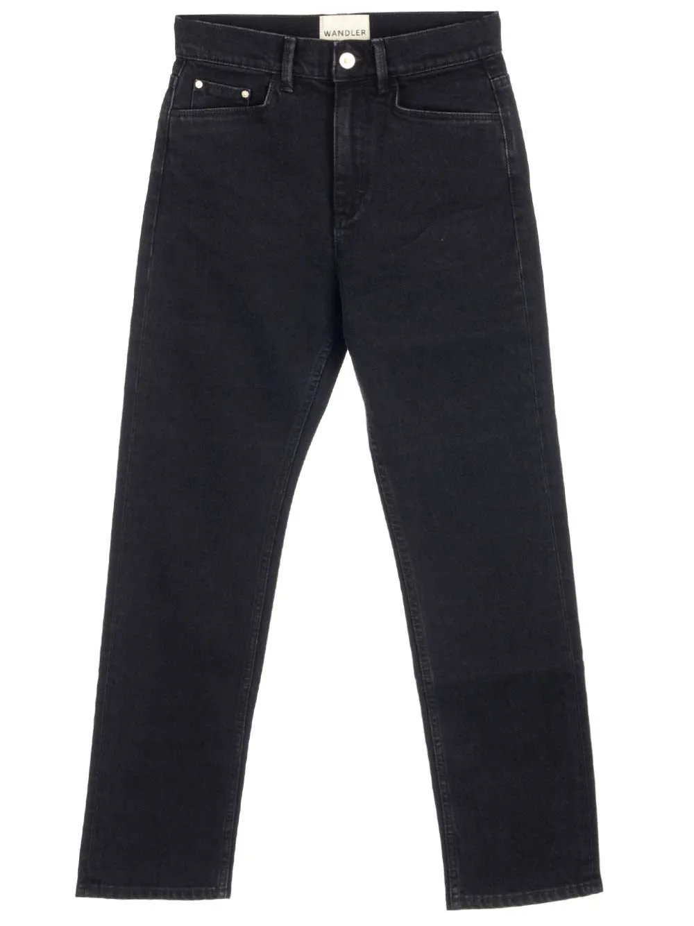 Wandler Button Detailed Straight Leg Jeans