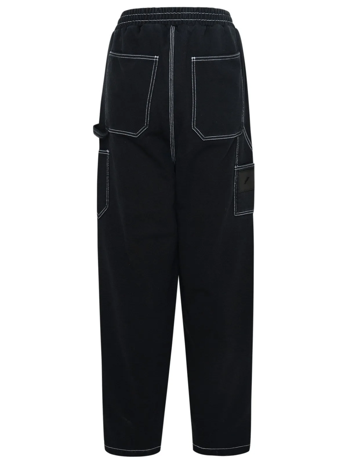 We11done Logo Patch Straight-Leg Track Pants