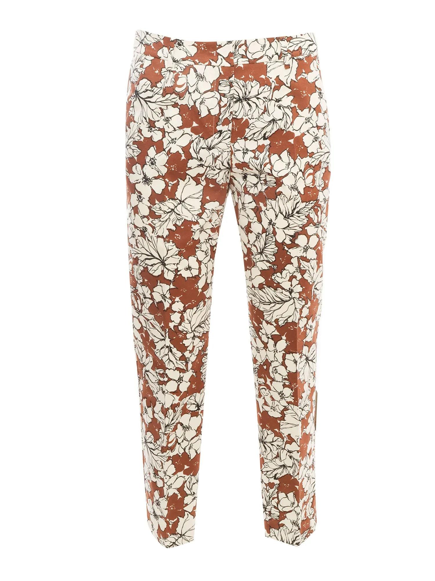 Weekend Max Mara Floral Printed Cigarette Trousers
