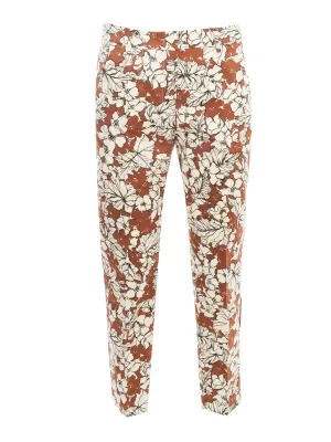 Weekend Max Mara Floral Printed Cigarette Trousers