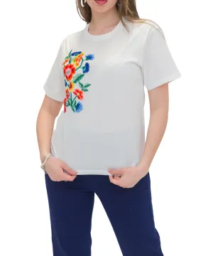 Weekend Max Mara Floral Printed Crewneck T-Shirt