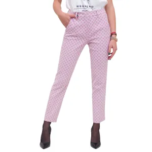 Weekend Max Mara Jacquard-Patterned Cropped Trousers