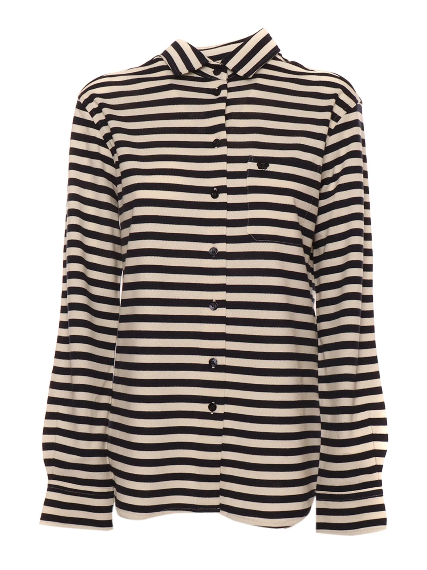 Weekend Max Mara Striped Button-Up Shirt