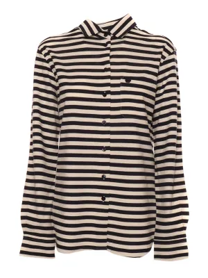 Weekend Max Mara Striped Button-Up Shirt
