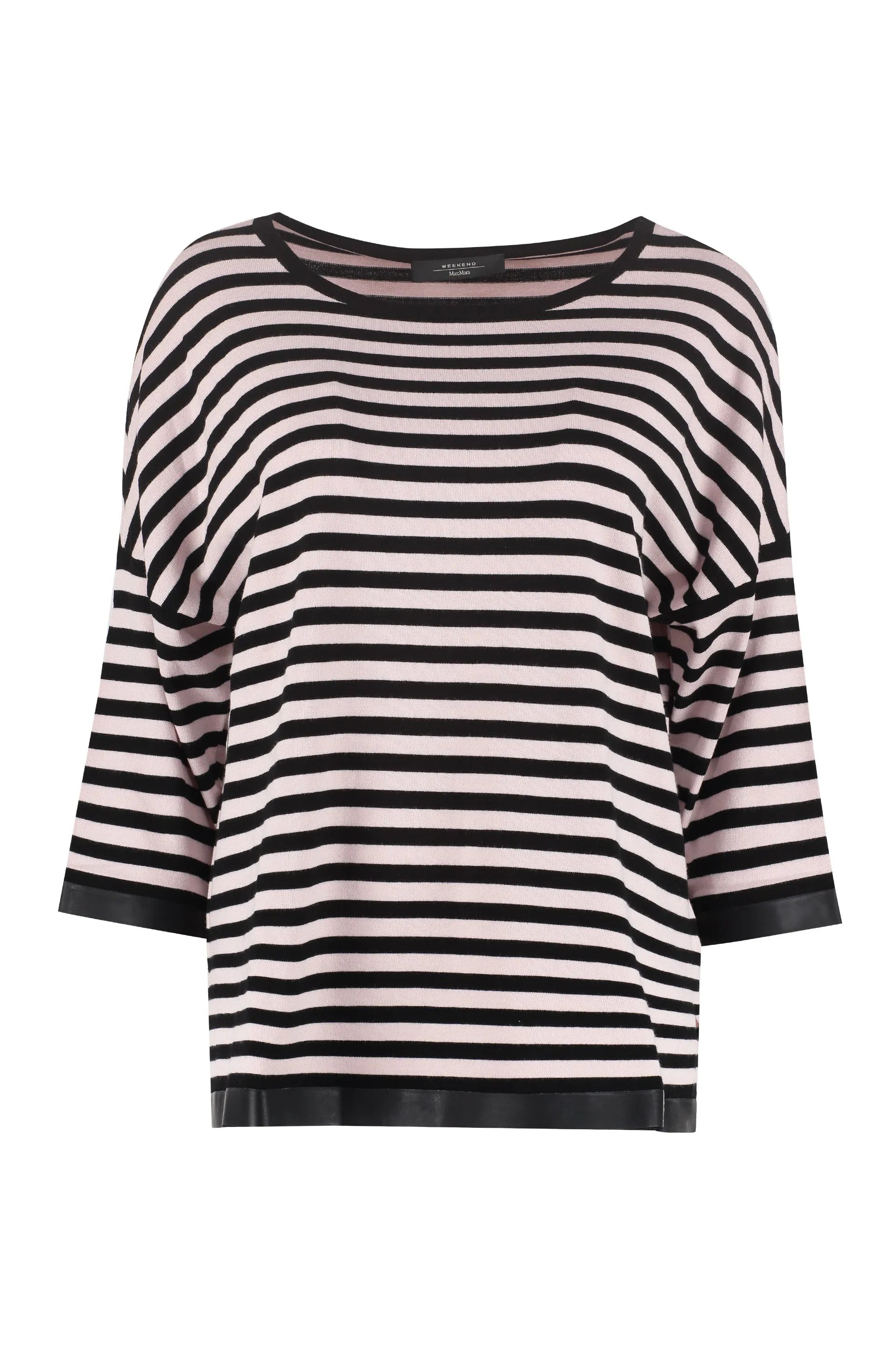 Weekend Max Mara Striped Crewneck Top