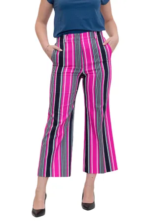 Weekend Max Mara Striped Cropped Trousers