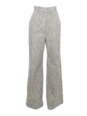 Weekend Max Mara Striped Flared Trousers