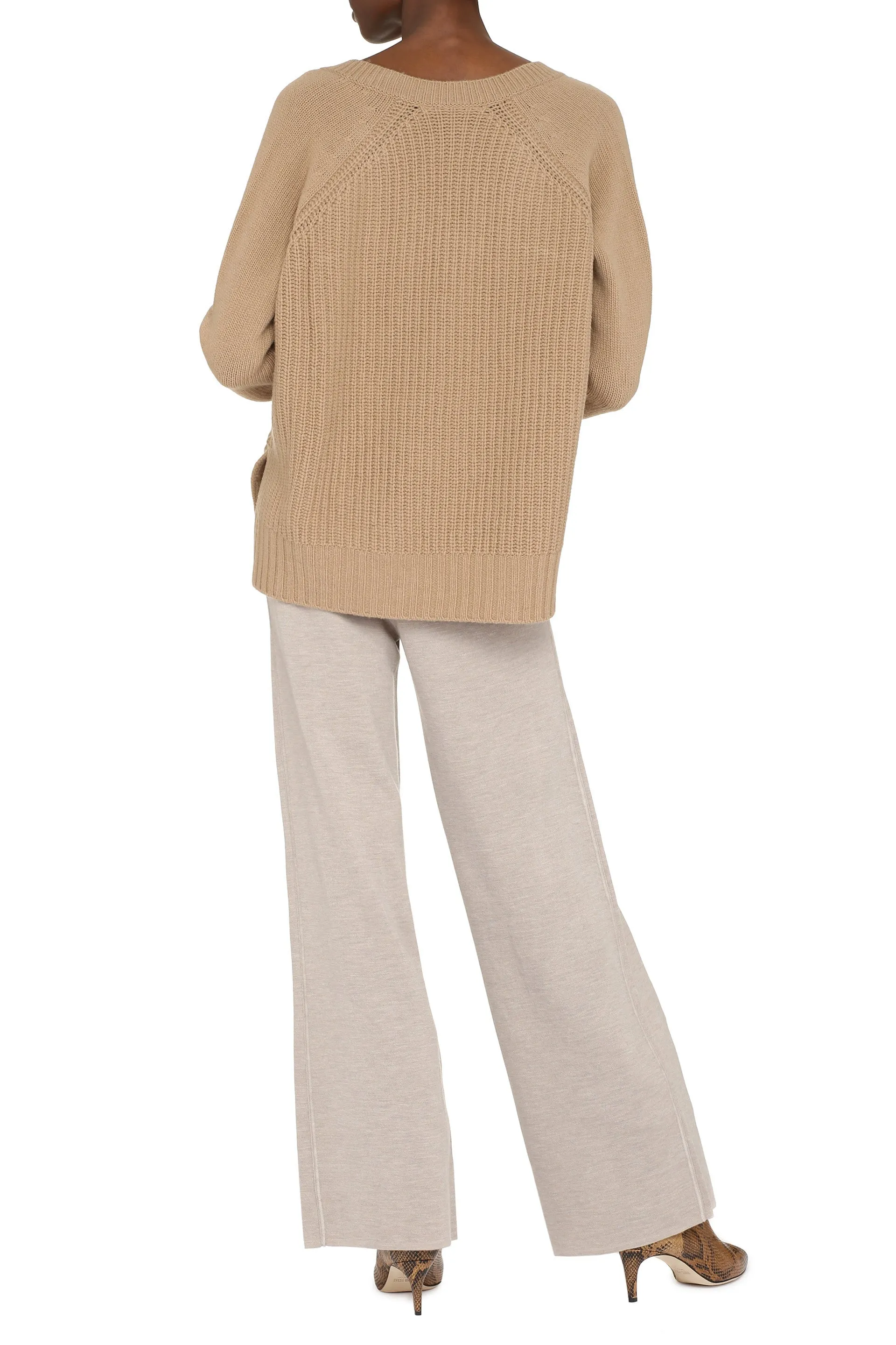 Weekend Max Mara V-Neck Long-Sleeved Sweater