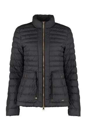Woolrich Belted Mock-Neck Puffer Jacket