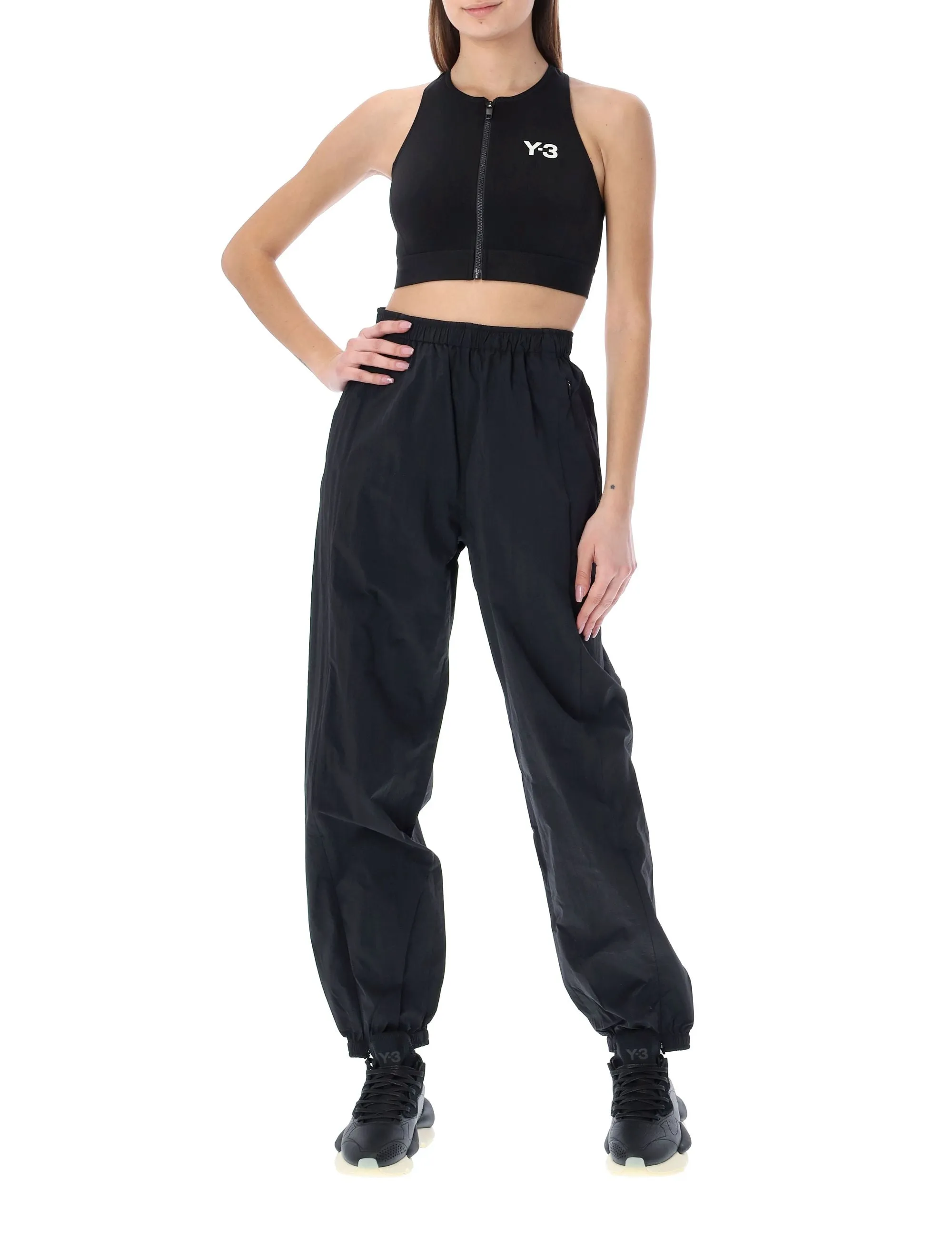 Y-3 Logo Embroidered Track Pants