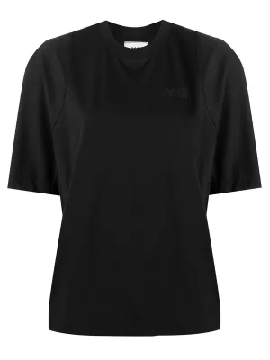Y-3 Logo Print Crewneck T-Shirt