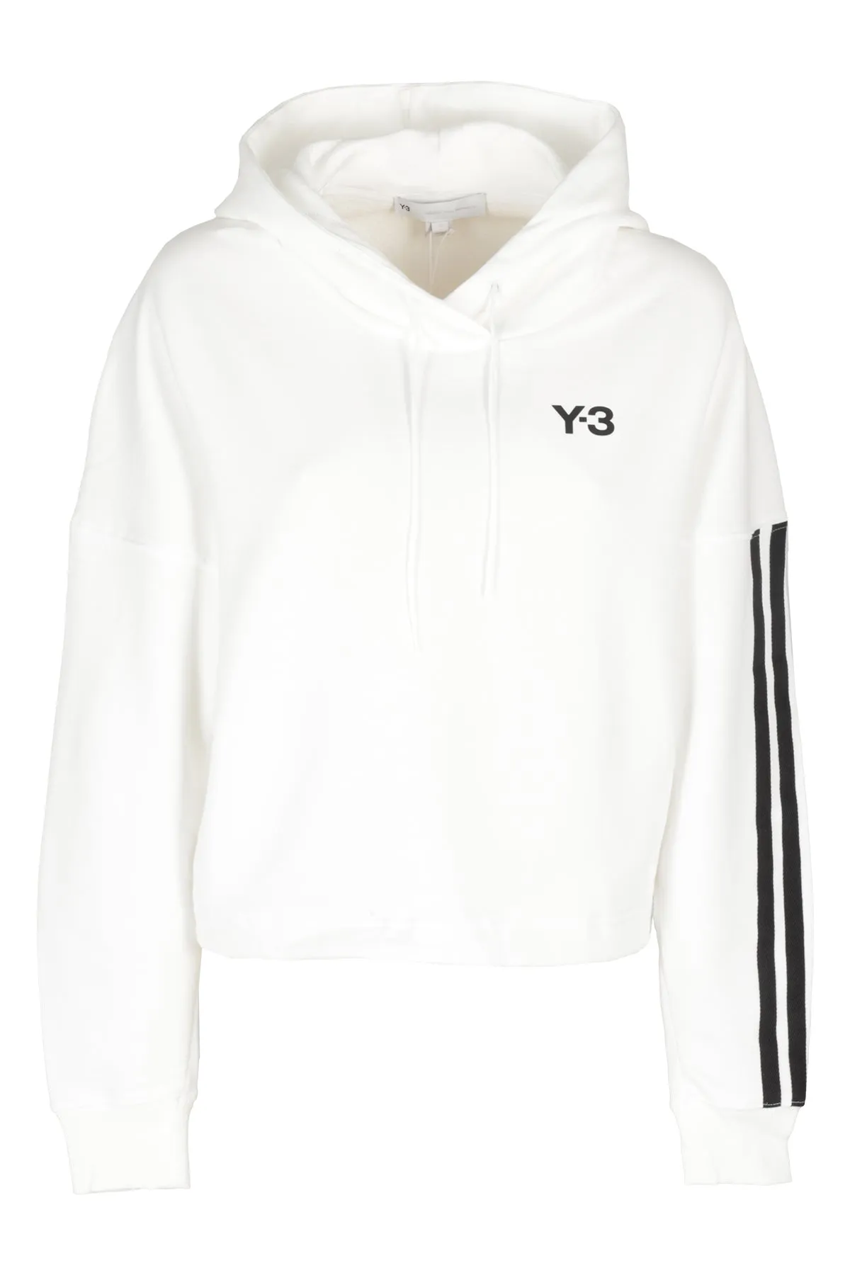 Y-3 Logo Printed Drawstring Hoodie