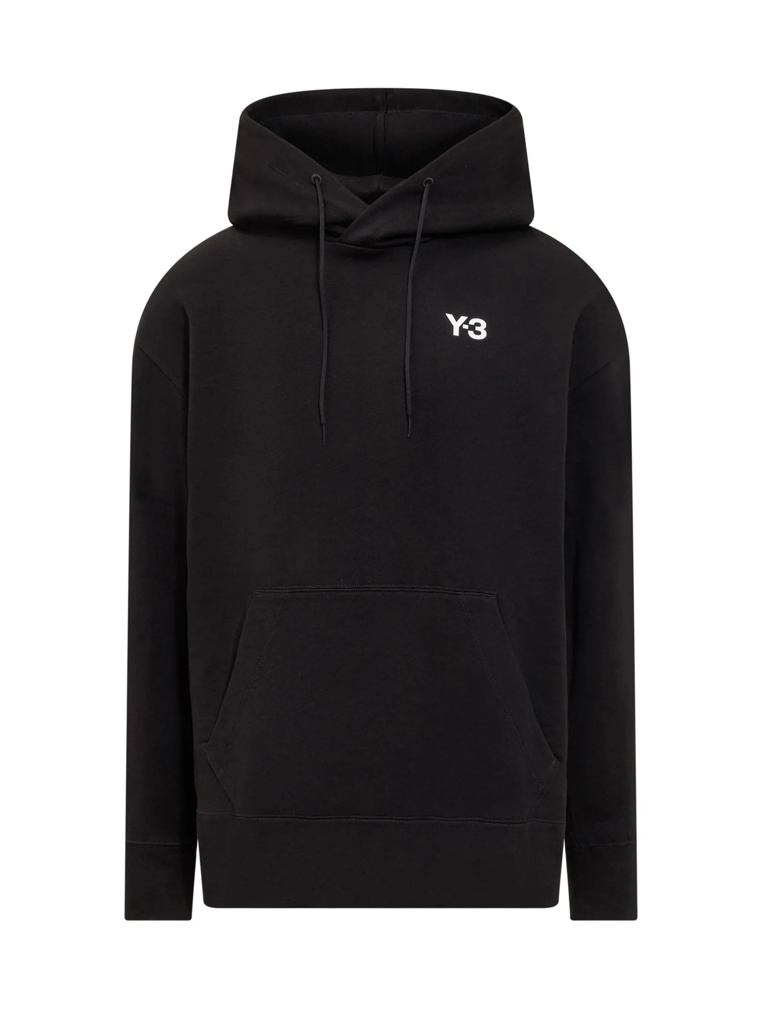 Y-3 Logo Printed Drawstring Hoodie