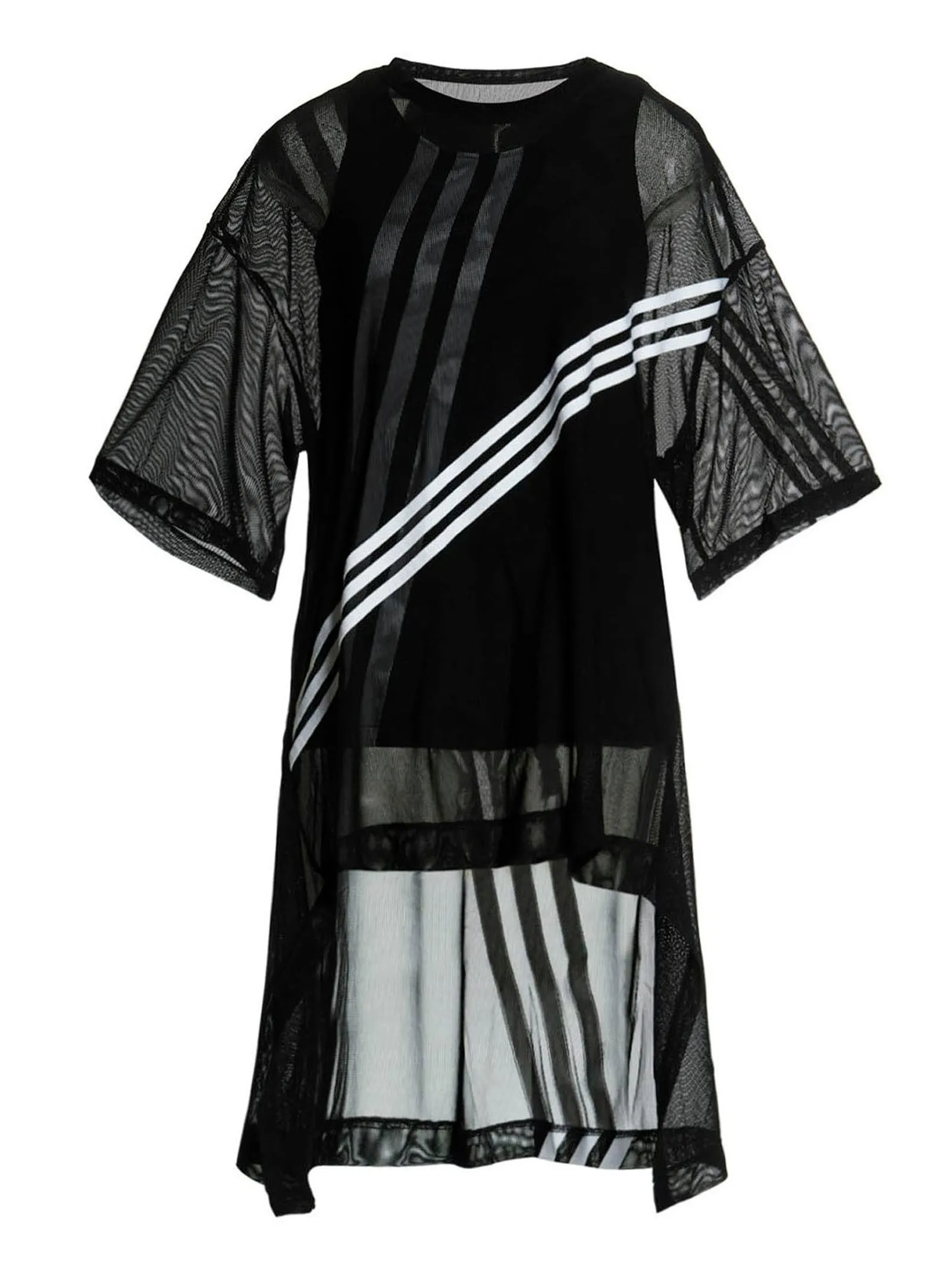 Y-3 Stripe Detailed Crewneck T-Shirt
