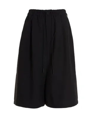Y-3 Stripe Detailed Drawstring Shorts
