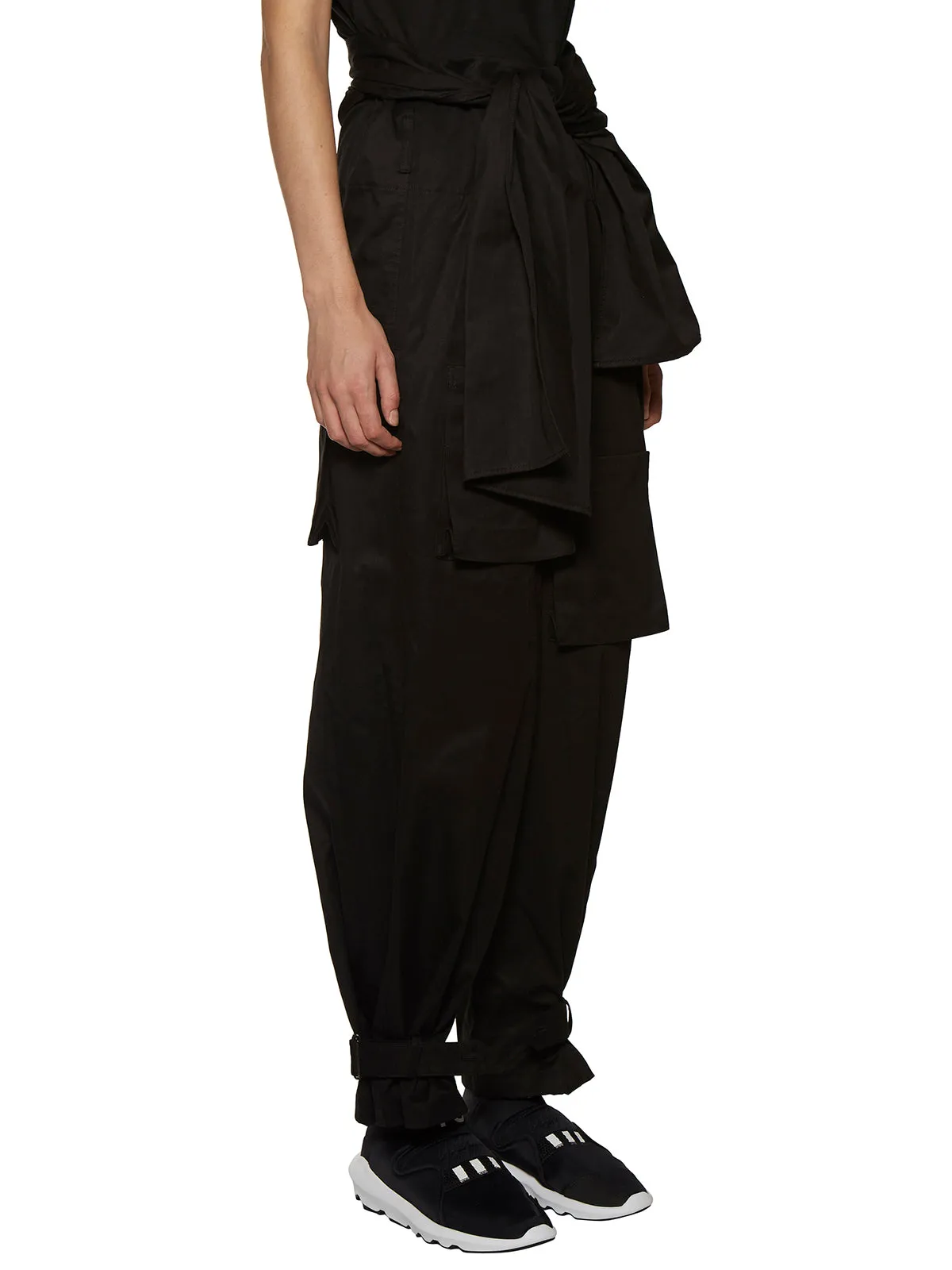 Yohji Yamamoto Gabardine High Waist Trousers