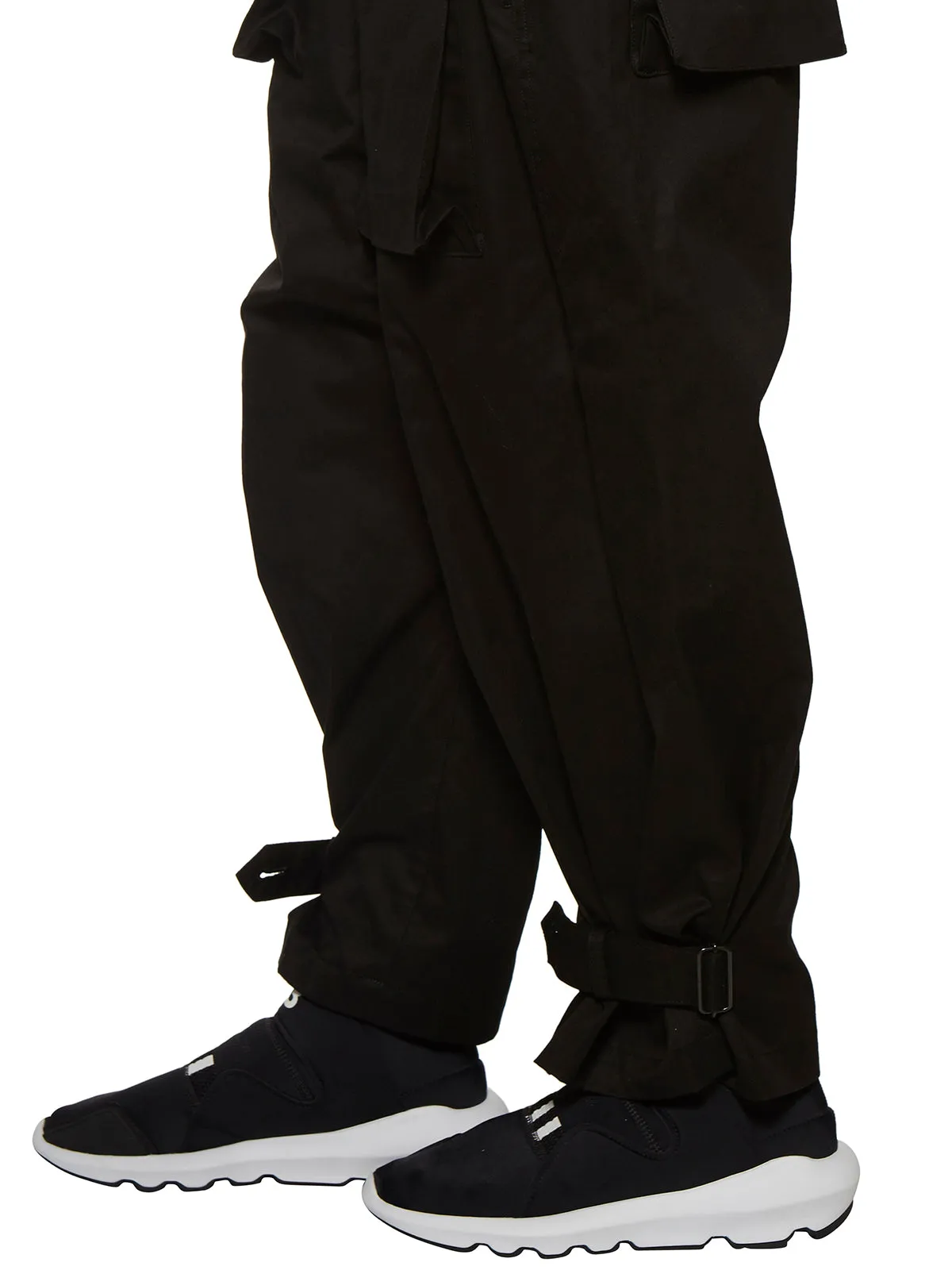 Yohji Yamamoto Gabardine High Waist Trousers