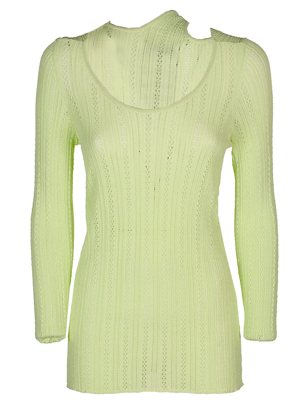 Y/Project Knitted Key-Hole Slim Fit Top