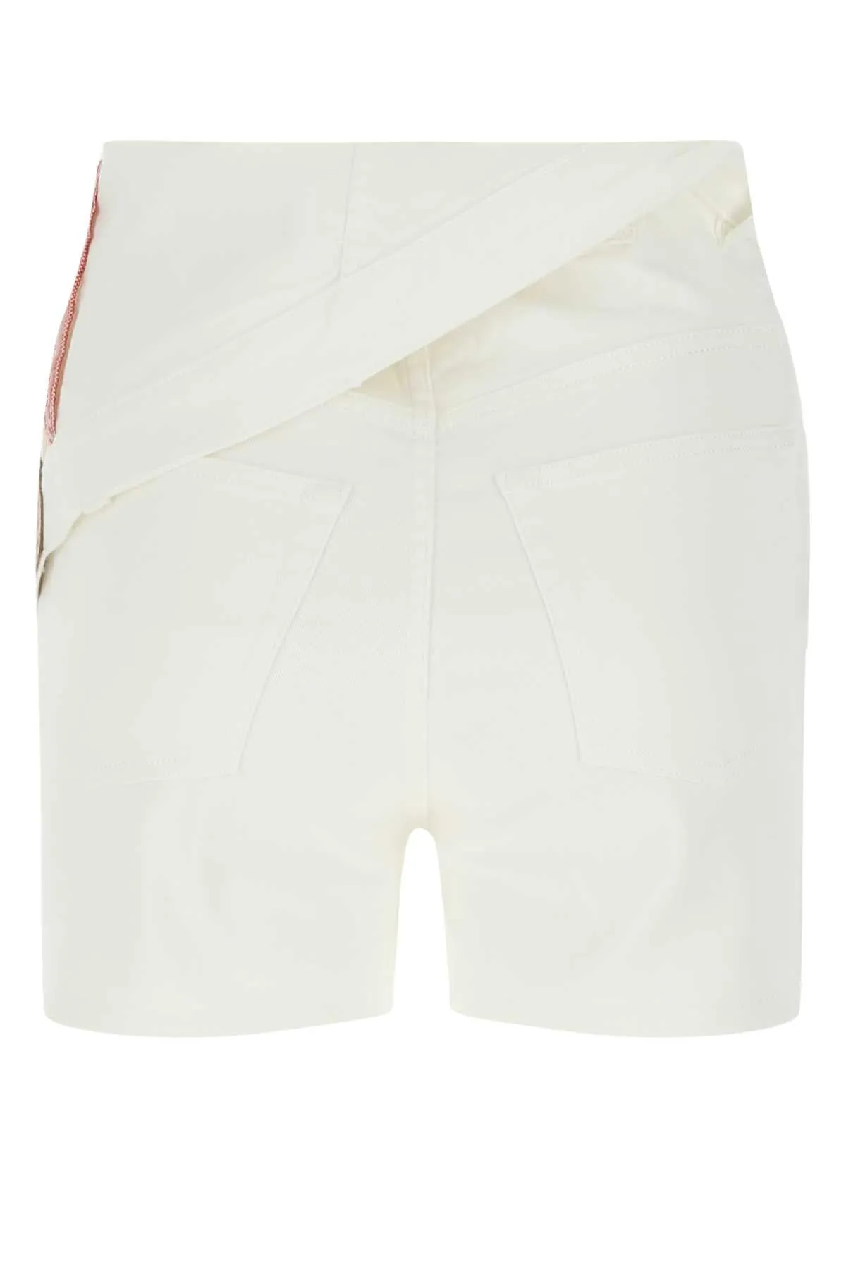 Y/Project Logo Patch Denim Shorts