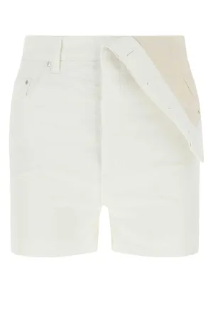Y/Project Logo Patch Denim Shorts