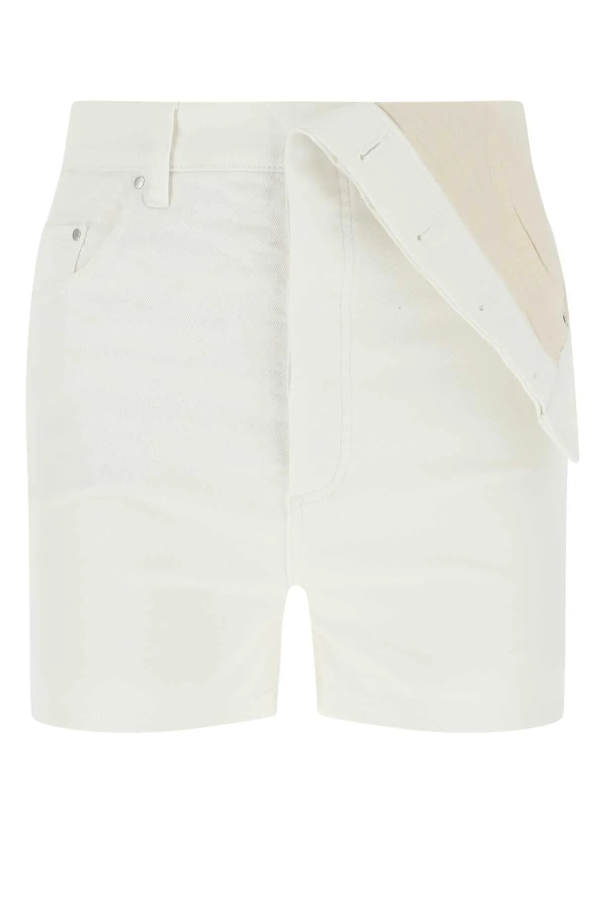Y/Project Logo Patch Denim Shorts