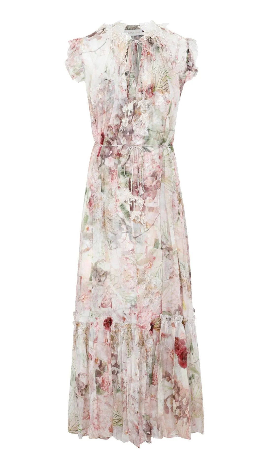 Zimmermann Dancer Flutter Floral Printed Midi Dress