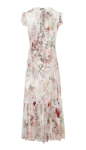 Zimmermann Dancer Flutter Floral Printed Midi Dress