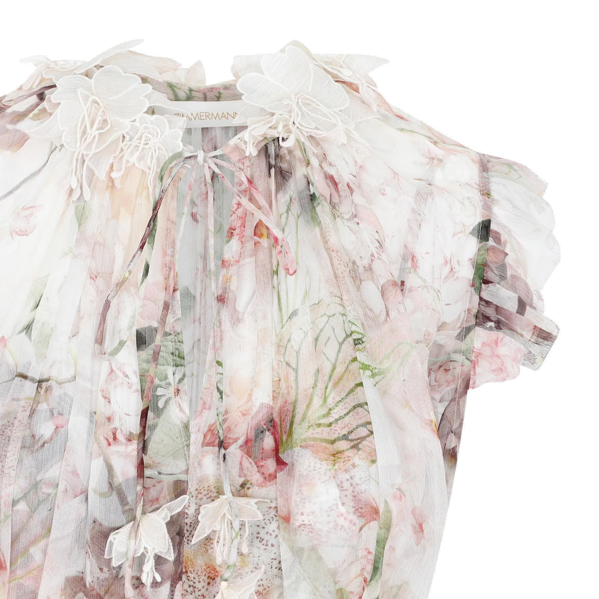 Zimmermann Dancer Flutter Floral Printed Midi Dress