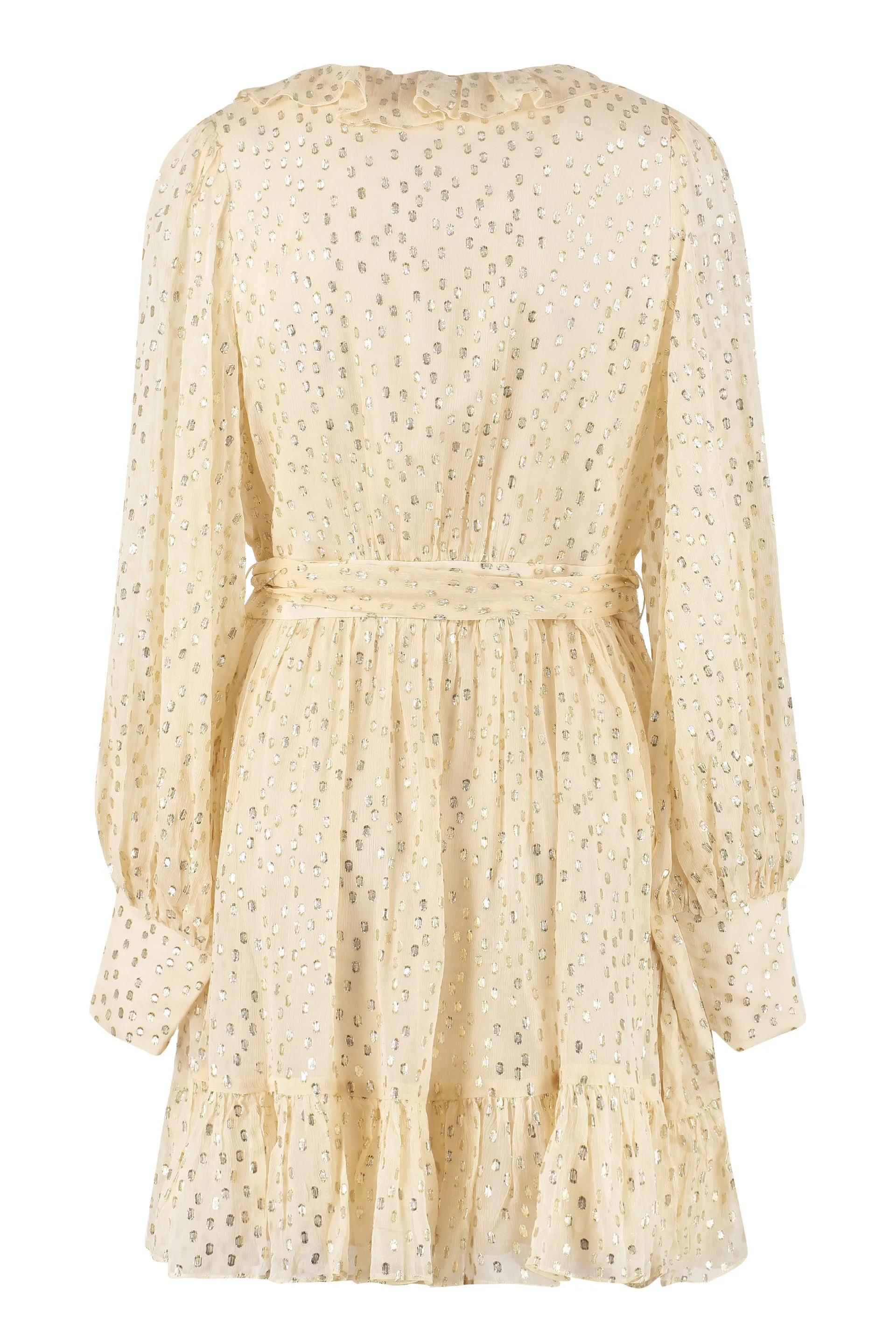 Zimmermann Ruffle-Detailed V-Neck Dress