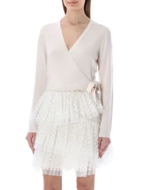 Zimmermann V-Neck Long-Sleeved Top
